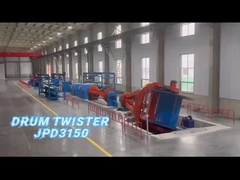 Máy xoay trống tiêu chuẩn cao để ghép và bọc dây cáp điện cắt ngang lớn