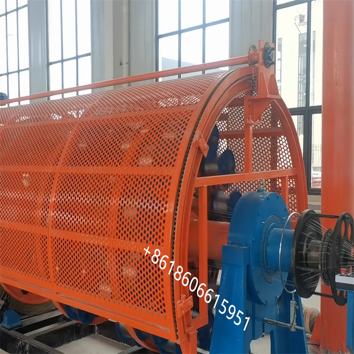 High Speed Flat Steel Wire Shielding And Armoring Machine 300/72