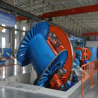 Máy xoay trống chuyên nghiệp JPD2500 cho các dây cáp phân đoạn dây dẫn lớn