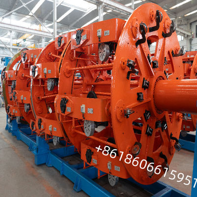 Máy trói loại lồng không có trục Lồng xoắn ngón tay được trang bị cơ chế điều khiển căng ma sát