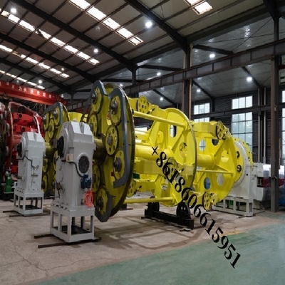 Máy bện cáp được sử dụng để bện nhiều lõi (3-7 lõi) trong các loại cáp khác nhau