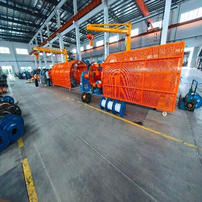 JLY50012 cộng với 18 Máy thắt dây chuyền hành tinh thích hợp để thắt dây chuyền ACSR đồng nhôm trần và lõi cáp điều khiển cách nhiệt