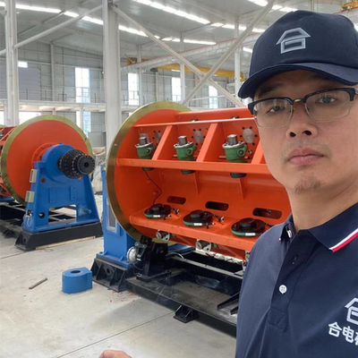 Sgs Dây xoắn Máy bện cứng cáp cho dây dẫn vòng / khu vực